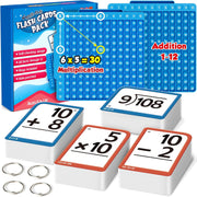 Math Flash Card & Pop Board Set