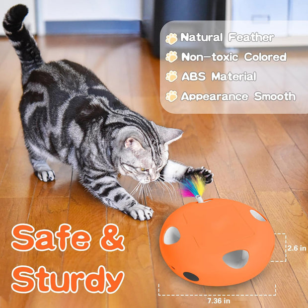 🐾 Smart Feather Hunt Box | A Toy That Plays With Your Cat When You Can’t!