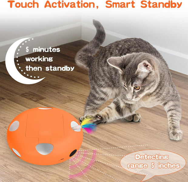 🐾 Smart Feather Hunt Box | A Toy That Plays With Your Cat When You Can’t!