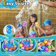 Refillable magnetic water balloon bomb for summer party pool outdoor beach toys