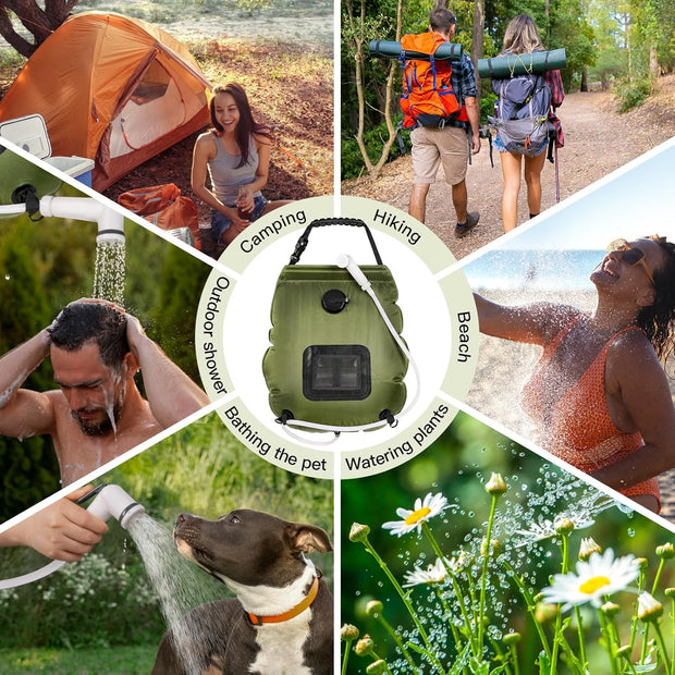 🚿 Solar Shower Bag – Enjoy a Hot Shower, Anywhere! ☀️🌲