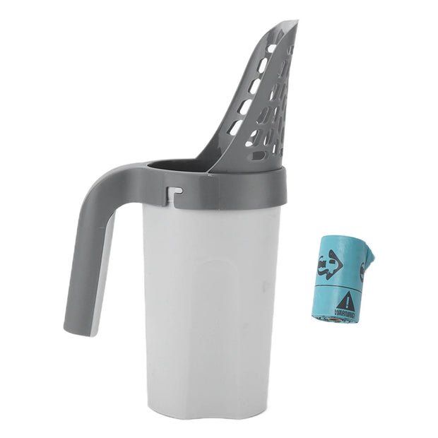 Convenient cat litter scraper