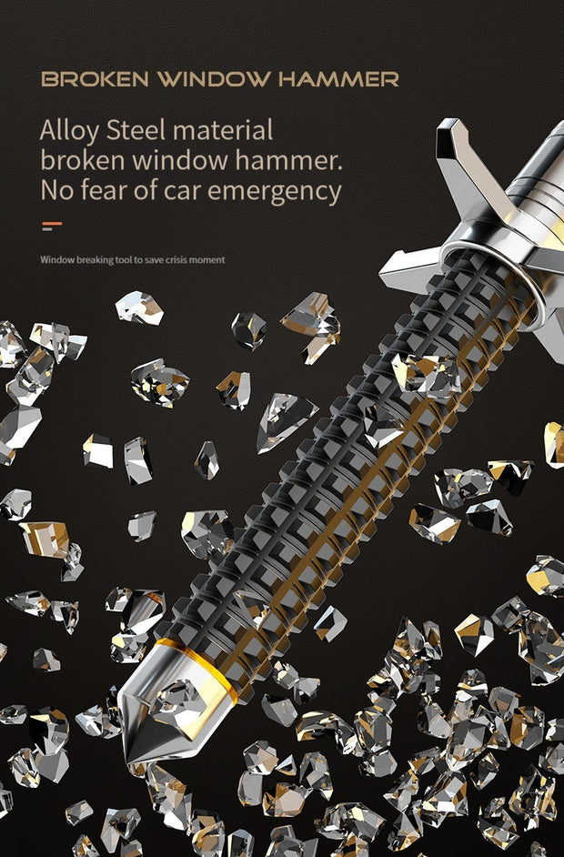 🔥 Multi-Functional Car-Mounted Hiking Pole — Conquer Trails, Crush Emergencies