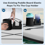 🏄 Inflatable Boat Mount – Your On-Water Organizer