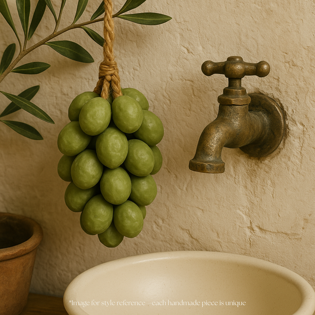 Handcrafted grape soap