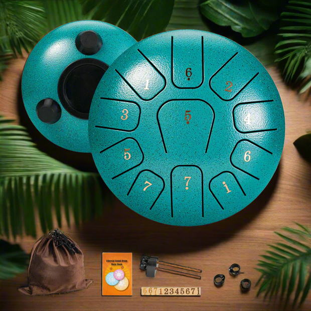 Mini Handpan Magic – Soothe Stress with Every Tap!