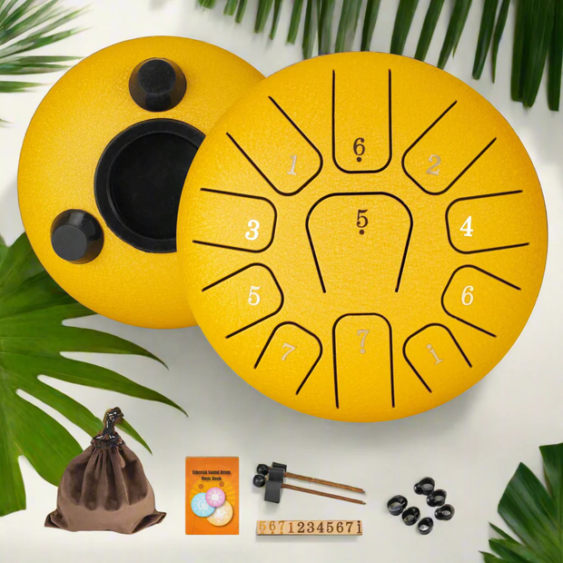 Mini Handpan Magic – Soothe Stress with Every Tap!