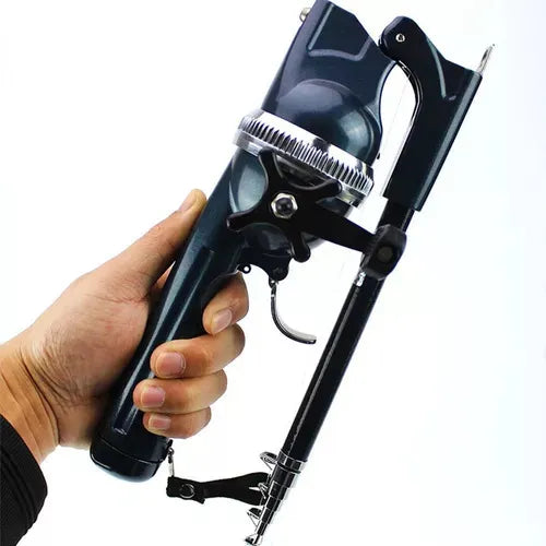 Portable folding sea fishing rod