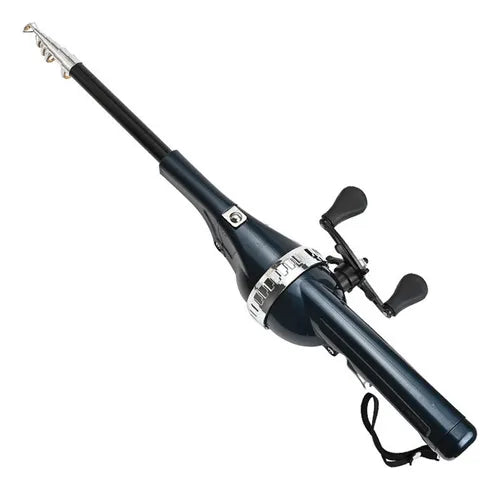 Portable folding sea fishing rod