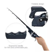 Portable folding sea fishing rod