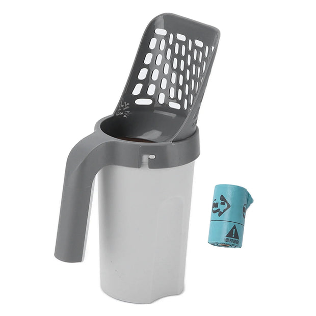 Convenient cat litter scraper