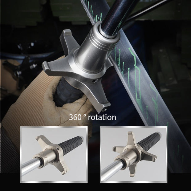 🔥 Multi-Functional Car-Mounted Hiking Pole — Conquer Trails, Crush Emergencies