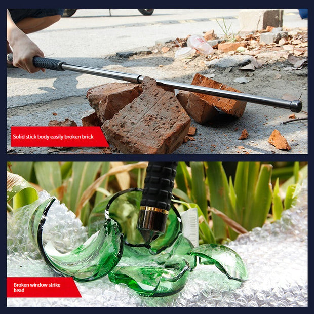 🔥 Multi-Functional Car-Mounted Hiking Pole — Conquer Trails, Crush Emergencies