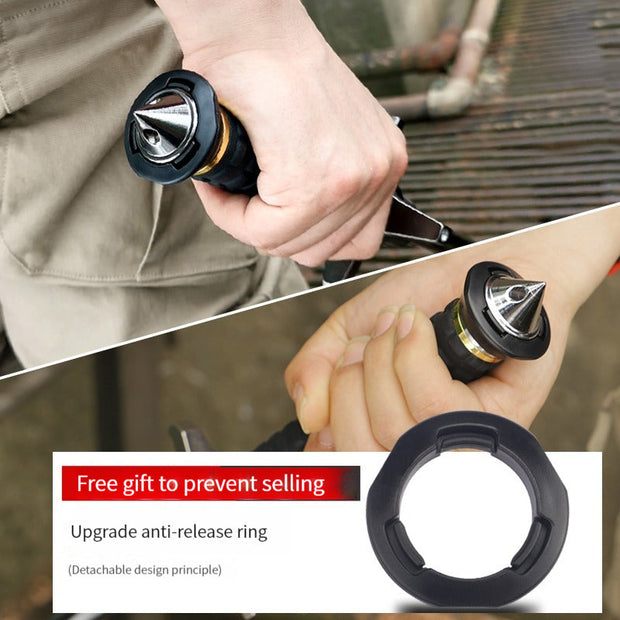 🔥 Multi-Functional Car-Mounted Hiking Pole — Conquer Trails, Crush Emergencies