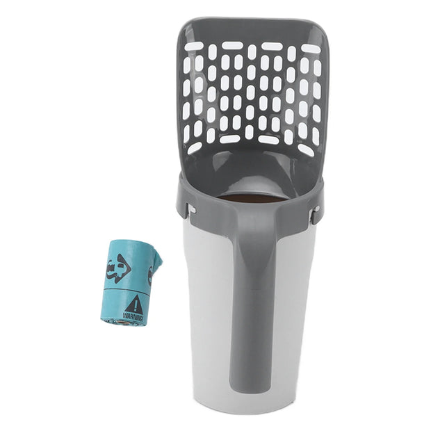 Convenient cat litter scraper