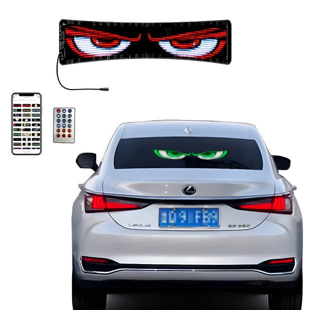 DIY Car LED Screen with 8000+ Animations and Easy App Sync