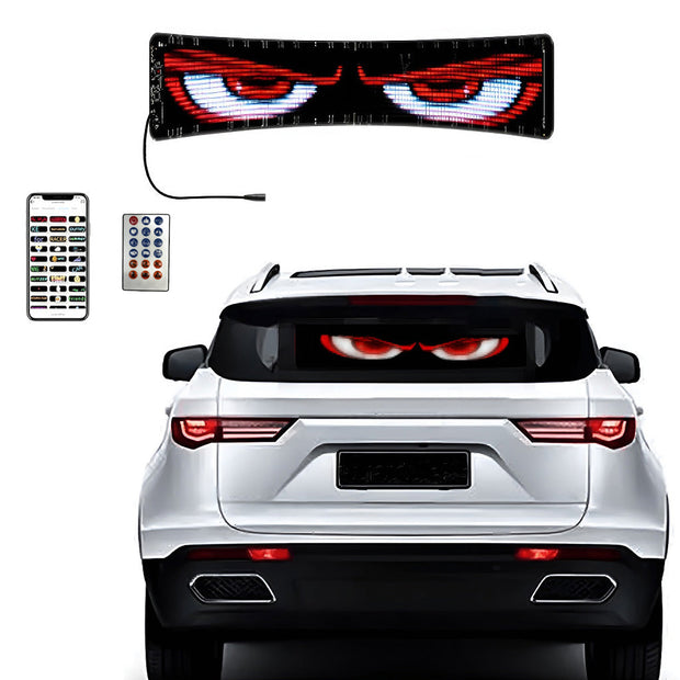 DIY Car LED Screen with 8000+ Animations and Easy App Sync