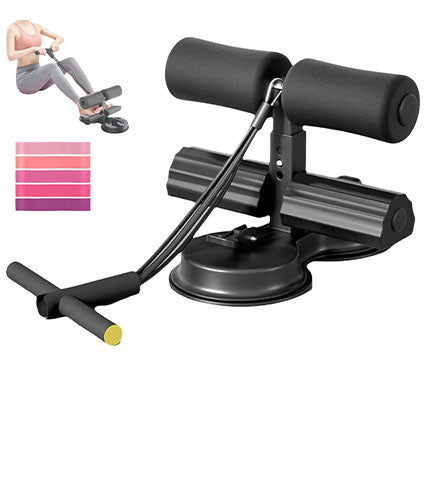 💪 Sit-Up Assistant Bar｜🧲 Dual Suction Base for Stable Core Workouts