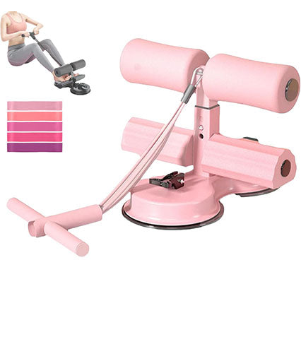 💪 Sit-Up Assistant Bar｜🧲 Dual Suction Base for Stable Core Workouts